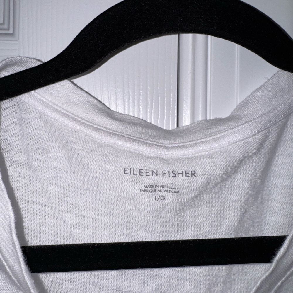 Eileen Fisher organic linen tshirt - Picture 4 of 6